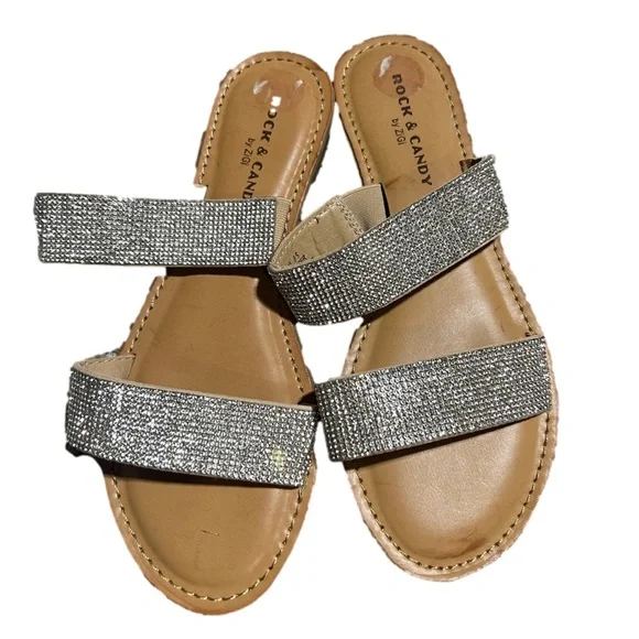 Lot of 1 set of PJ’s size Large sandals size 8.5 and shoes size 9 Steve Madden - Picture 7 of 7